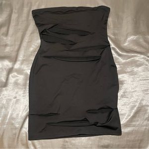 SHEIN Sxy Cut Out Tube Bodycon Dress
